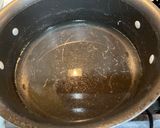 A picture of step 4 of Broccoli Shrimp Alfredo Pasta.