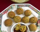 A picture of step 18 of Masala Appe.