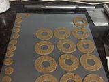Doughnut shaped wheat flour Farsi puri#deepfriedsnacks