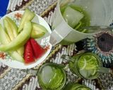 Foto langkah ke 3 dari resep Es Melon Serut.
