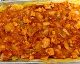 Foto langkah ke 5 dari resep Lasagna Telur Tanpa Daging.