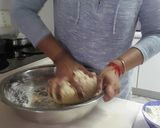 A picture of step 5 of Dhal Roti (Puri).