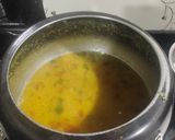 A picture of step 1 of Dal Chawal.