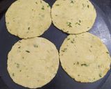 A picture of step 3 of Oats Coriander Biscuit Bhakhri.