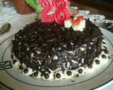 Foto langkah ke 7 dari resep Blackforest kukus sederhana,lembut dan enak!!!.