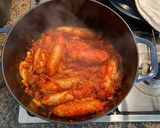 A picture of step 2 of Spicy goulash.