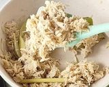 Foto langkah ke 4 dari resep Lemper Ayam (Versi Rice Cooker).