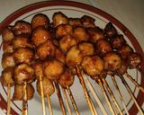 Foto langkah ke 3 dari resep Bakso bakar pedas manis.