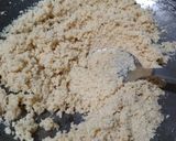 A picture of step 1 of Mohan Bhog.