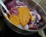Bengali goat meat curry with potato recipe step 3 photo