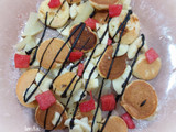سالاد میوه با پنکیک سکه ای🥞