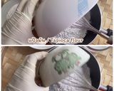รูปขั้นตอนการทำที่ 2 ของ ขนมชั้นอัญชัน