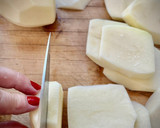 Foto del paso 1 de la receta: Espirales de patatas frita (al horno)