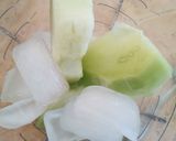 Foto del paso 3 de la receta: Smoothie de melón rocío de miel 🍈