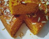 A picture of step 7 of Eggless Soft Mango Cake.