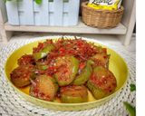 Foto langkah ke 5 dari resep Terong Teri Balado.