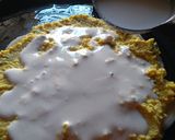 A picture of step 5 of Sandwitch Chila with green chutney.