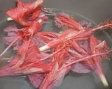 Foto langkah ke 1 dari resep Hibiscus Lemon Tea dengan Coconut Gel.