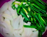 Hình bước làm 1 của món Phở Áp Chảo Thịt Bò Xào