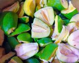A picture of step 1 of Mango Pickle.