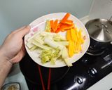 芹菜甜椒炒花枝的食譜步驟1照片
