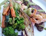 Surf and turf / grilled veg / avocado chimichurri recipe step 10 photo