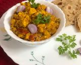 A picture of step 10 of Amritsari Paneer Bhurji.