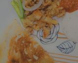 A picture of step 4 of My best ever sawarma 😍.