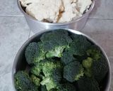 Foto del paso 1 de la receta: Hamburguesa de brócoli y coliflor