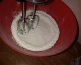 A picture of step 4 of Pound cake#4wks challenge.