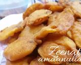 A picture of step 2 of Hyderabadi Aloo Bhajiye with Chat Masala.