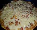 Foto del paso 6 de la receta: Tortilla con papas, chorizo y cebolla, gratinada con queso