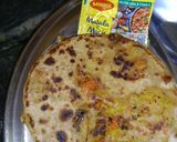 A picture of step 7 of Stuffed parantha.