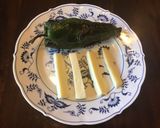 A picture of step 2 of California Farm Chili Relleno.