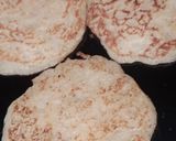 A picture of step 3 of Suji chilla.
