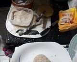 Foto del paso 3 de la receta: Croquetas de arroz y pollo(restos de la heladera)