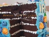 Kue Ulang tahun - (Chocolate Cake base)
