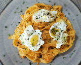 Foto del paso 6 de la receta: Tagliatelle a la crema de queso y sobrasada con huevos de codorniz