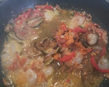 Foto del paso 5 de la receta: Espirales con gambas al curry y salsa de mandarina
