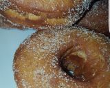 A picture of step 1 of Cinnamon sugar coated doughnut #kanocookout.