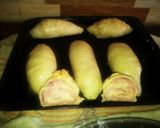 Foto del paso 12 de la receta: Panes arrollados de jamón y queso, más libritos y bolillos