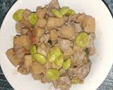 Foto langkah ke 7 dari resep Tumis pete with hati ayam campur oncom saos tiram.