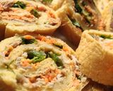 Une image de l'étape 8 de Roulé Poulet/crudités.