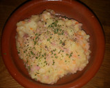 Foto del paso 5 de la receta: Puré de patatas, zanahoria y salchichas