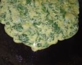 A picture of step 4 of Besan-Methi Chilla.
