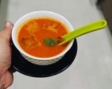 A picture of step 9 of Railway Style Tomato Soup.