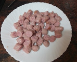 Foto del paso 2 de la receta: Garbanzos con longaniza fresca y huevos fritos
