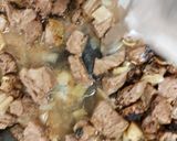 A picture of step 2 of My Steak & Onion pie with Top Crust.