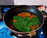A picture of step 5 of Palak Khichdi.