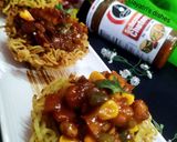 क्रिस्पी नूडल्स बस्केट (crispy noodles basket recipe in Hindi) रेसिपी चरण 9 फोटो